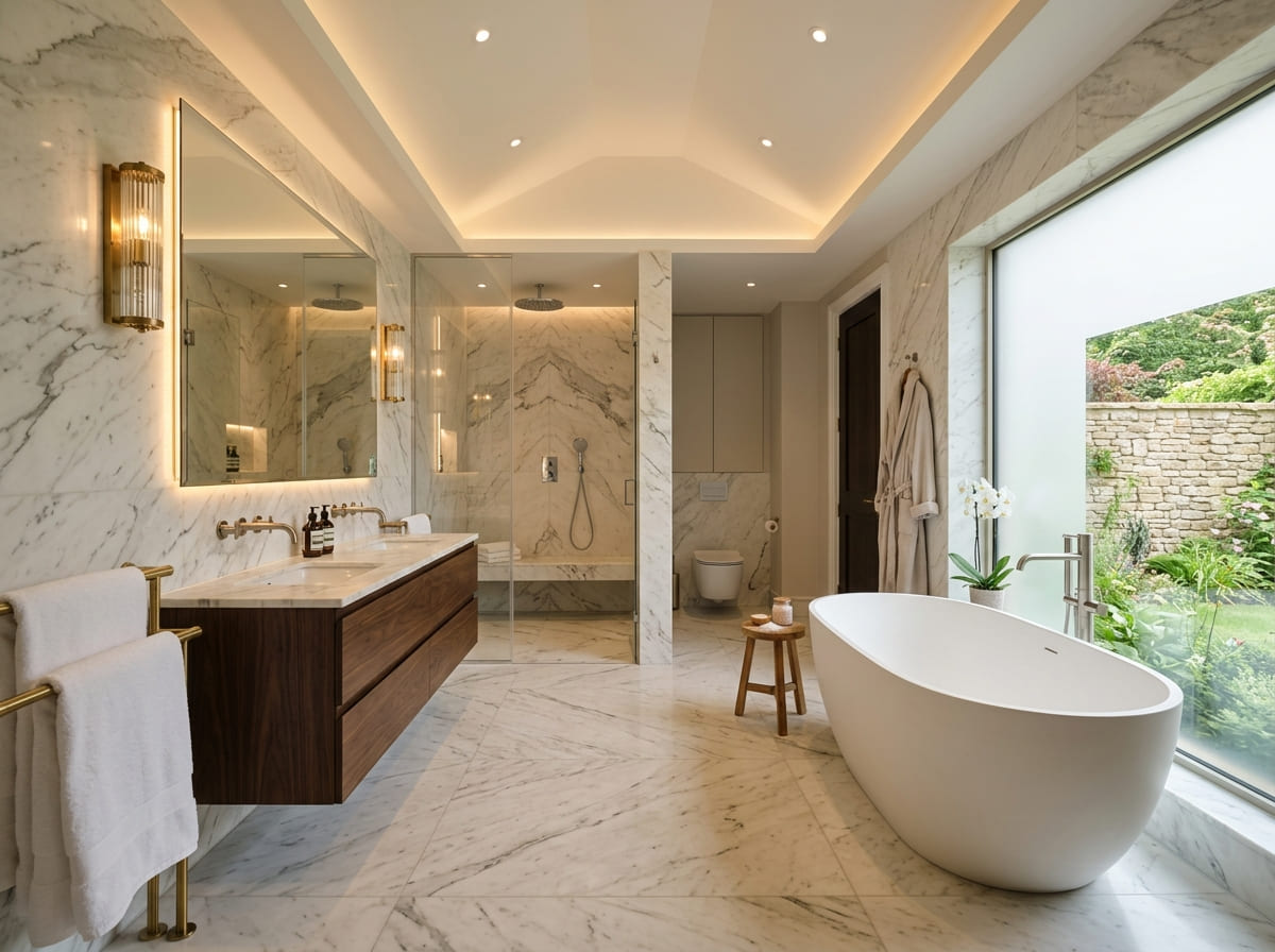 Custom Bathroom Renovation in Justin